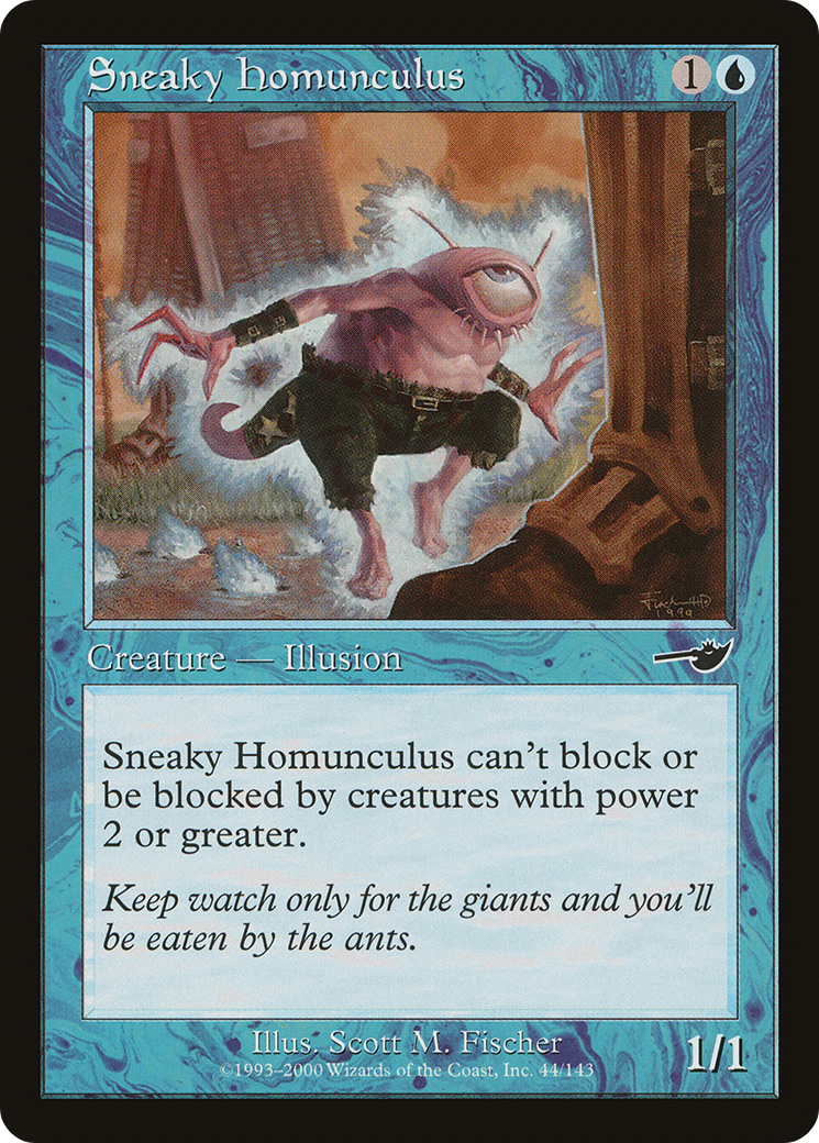 Sneaky Homunculus (NMS-044) - Nemesis Foil