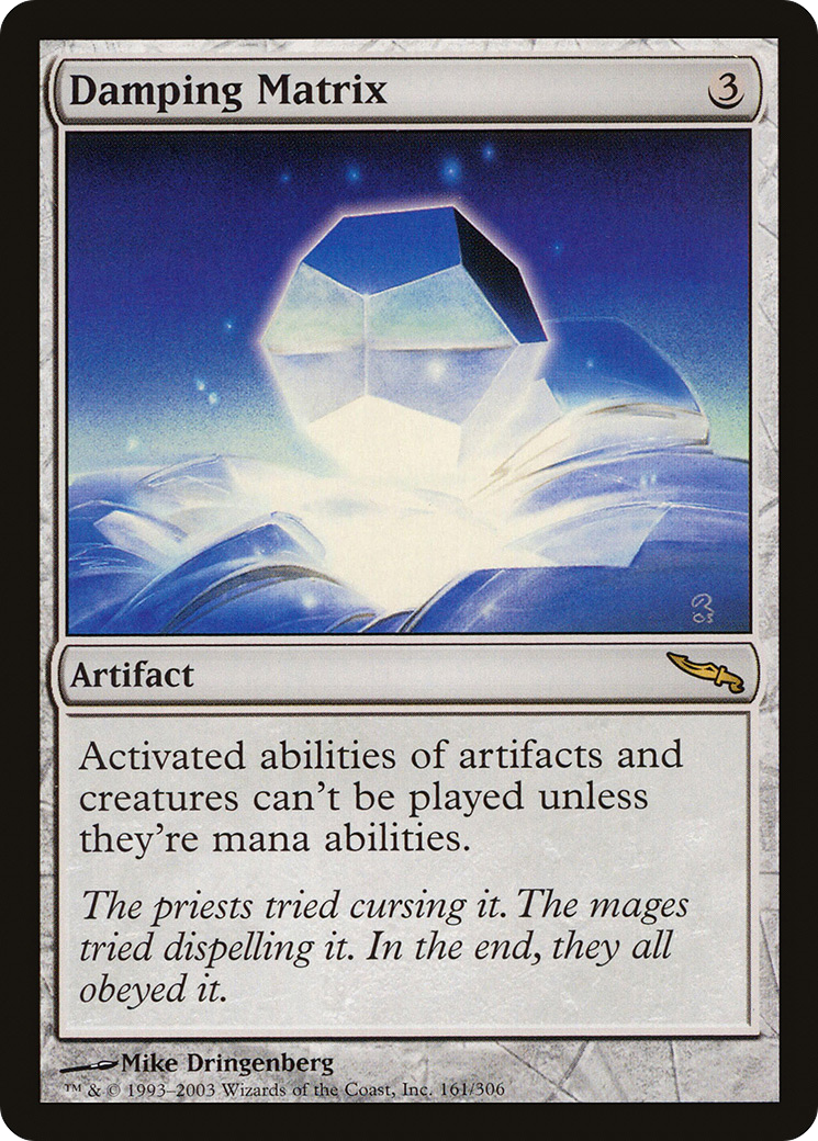 Damping Matrix (MRD-161) - Mirrodin Foil