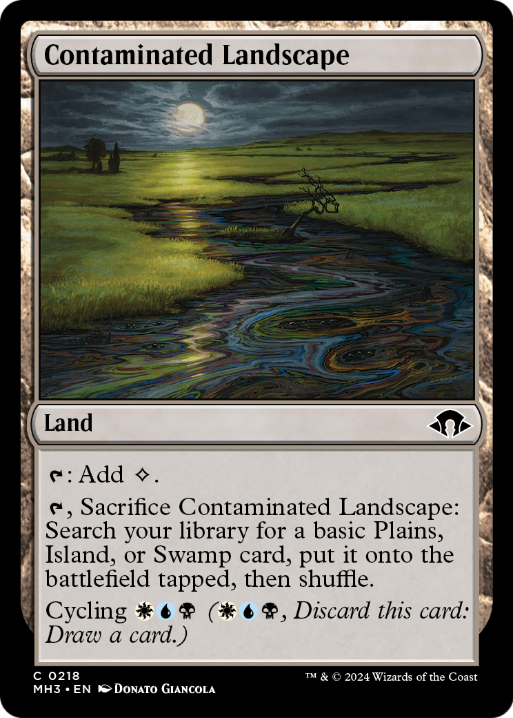 Contaminated Landscape (MH3-218) - Modern Horizons 3 Foil