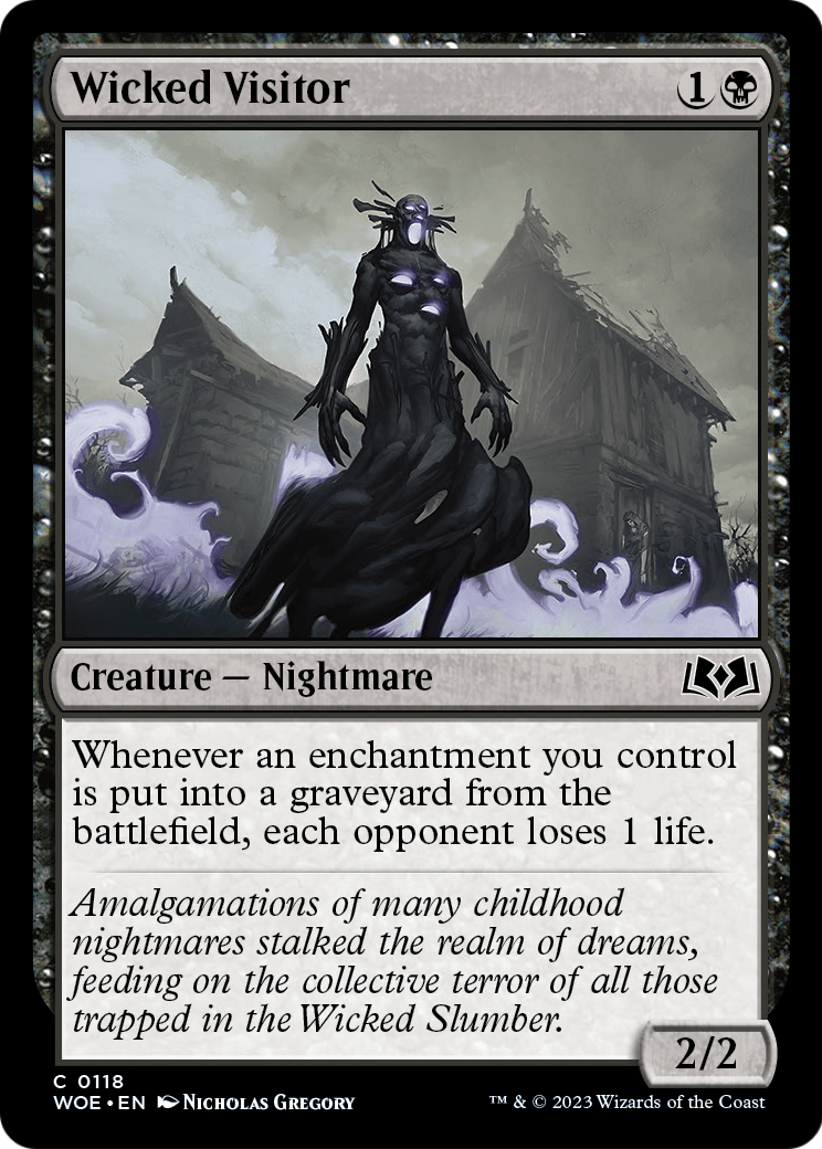 Wicked Visitor (WOE-118) - Wilds of Eldraine Foil