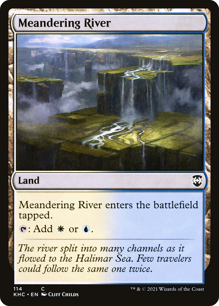 Meandering River (KHC-114) - Kaldheim Commander