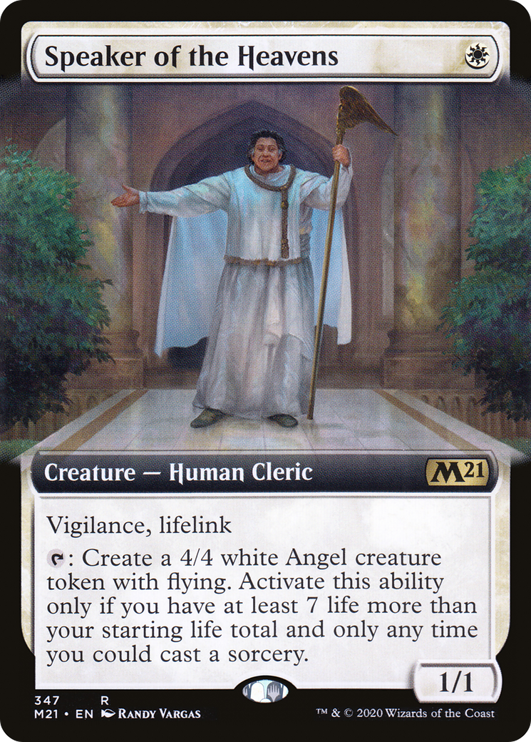 Speaker of the Heavens (Extended Art) (M21-347) - Core Set 2021: (Extended Art)