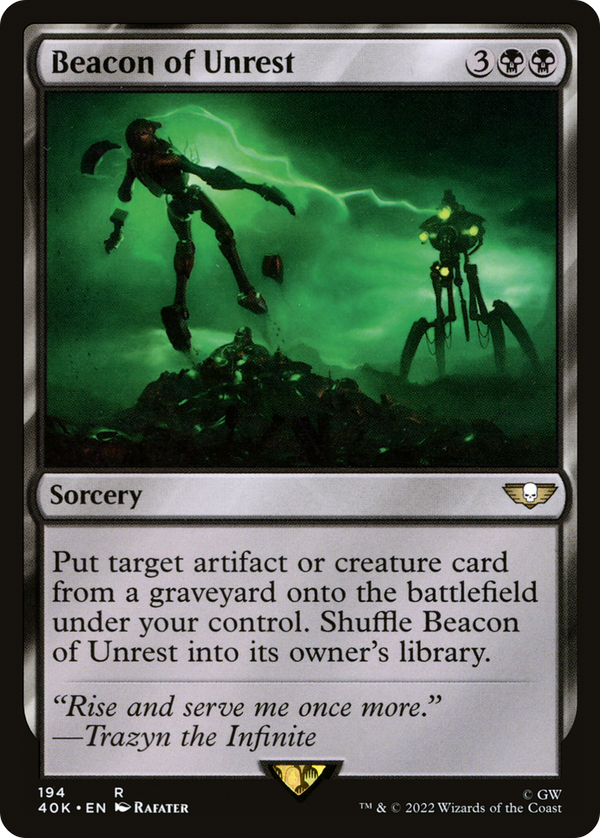Beacon of Unrest (40K-194) - Warhammer 40,000 Commander