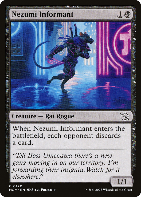 Nezumi Informant (MOM-120) - March of the Machine Foil