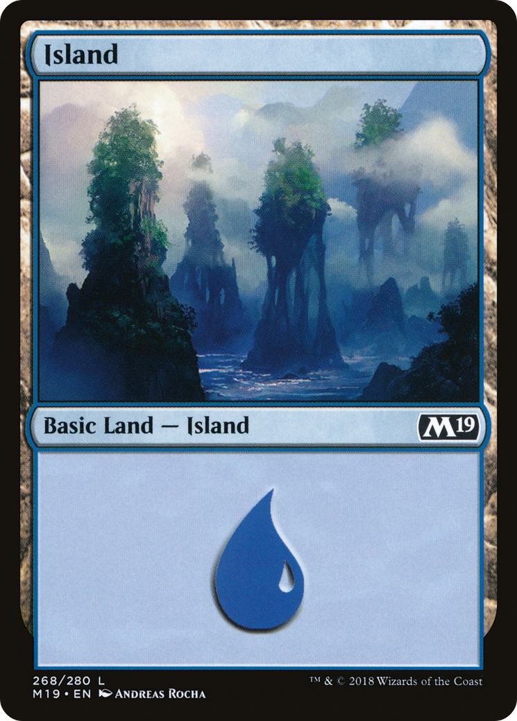 Island (268) (M19-268) - Core Set 2019