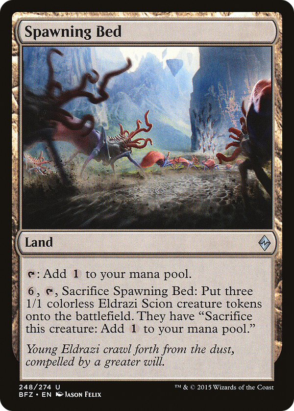 Spawning Bed (BFZ-248) - Battle for Zendikar Foil