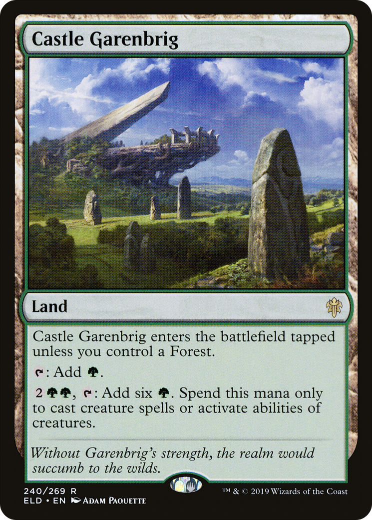 Castle Garenbrig (ELD-240) - Throne of Eldraine Foil