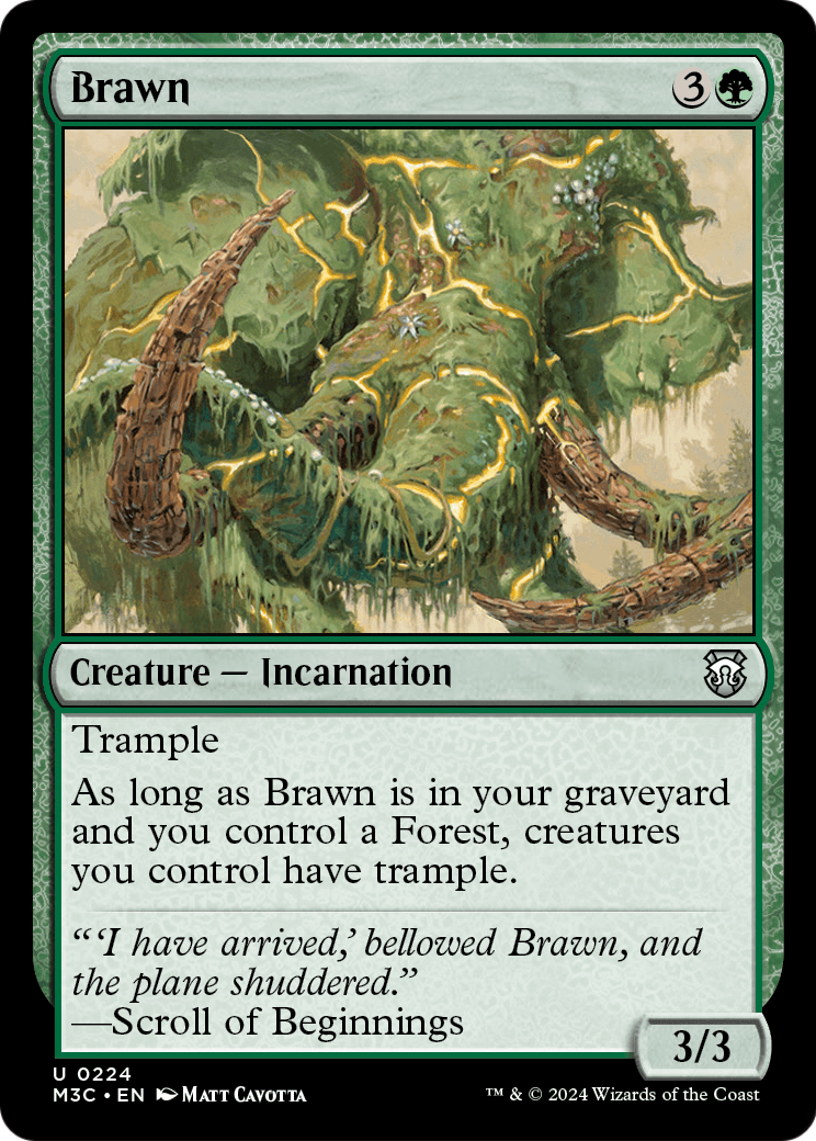 Brawn (M3C-224) - Modern Horizons 3 Commander