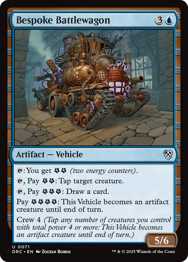 Bespoke Battlewagon (DRC-071) - Commander: Aetherdrift