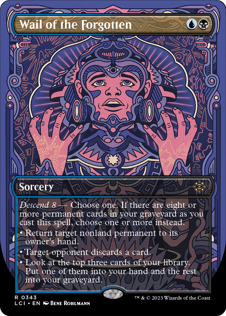 Wail of the Forgotten (Borderless) (LCI-343) - The Lost Caverns of Ixalan