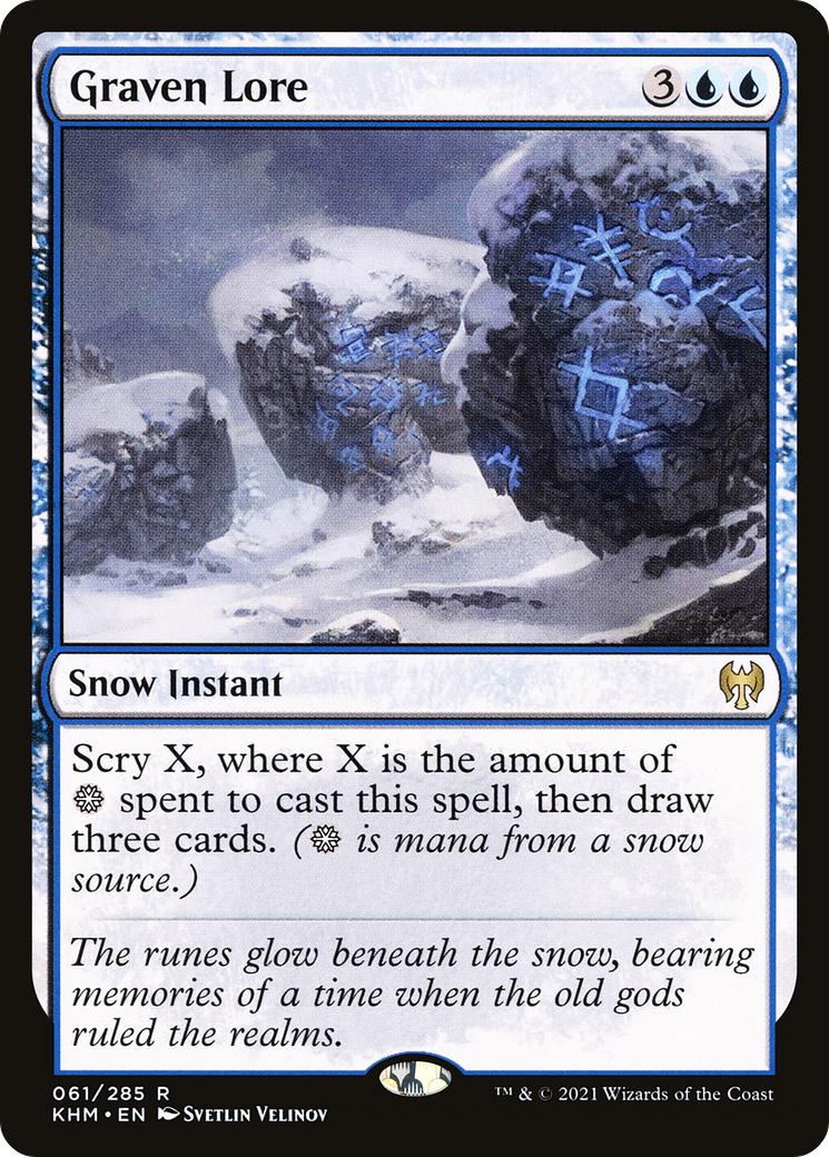 Graven Lore (KHM-061) - Kaldheim: (snow)