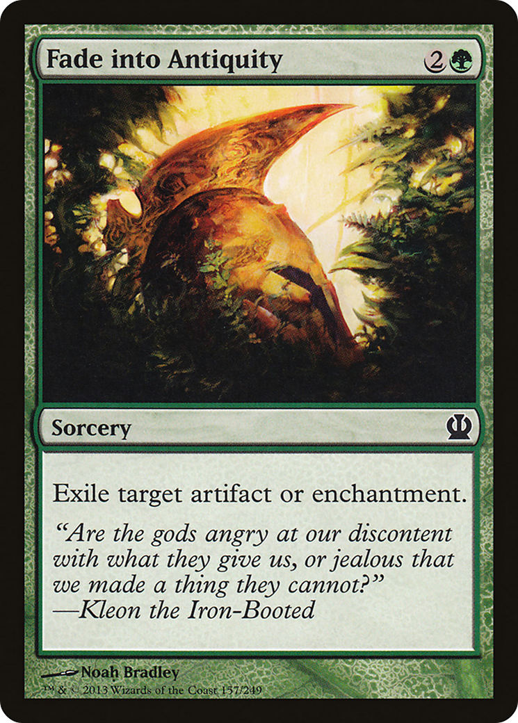 Fade into Antiquity (THS-157) - Theros Foil