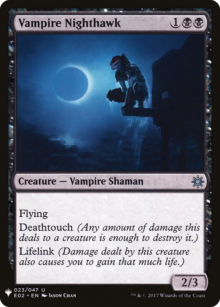 Vampire Nighthawk (E02) (LIST-023) - The List