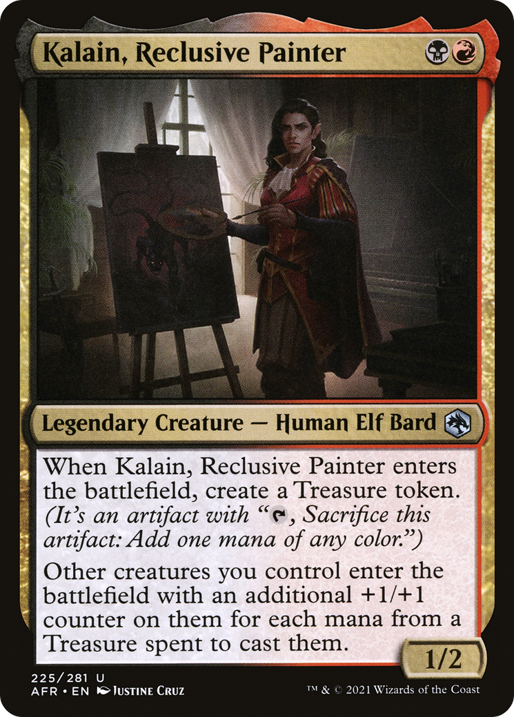 Kalain, Reclusive Painter (AFR-225) - Adventures in the Forgotten Realms
