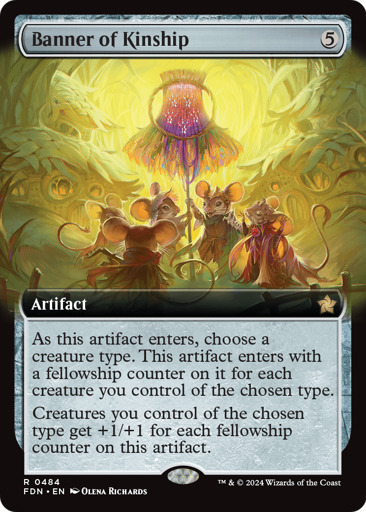 Banner of Kinship (Extended Art) (FDN-484) - Foundations: (Extended Art) Foil