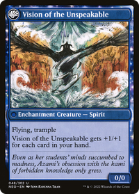 Behold the Unspeakable (NEO-048) - Kamigawa: Neon Dynasty: (fandfc, enchantment) Foil
