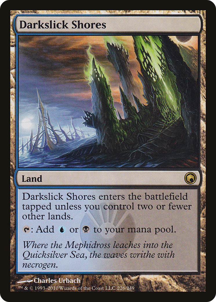 Darkslick Shores (SOM-226) - Scars of Mirrodin Foil