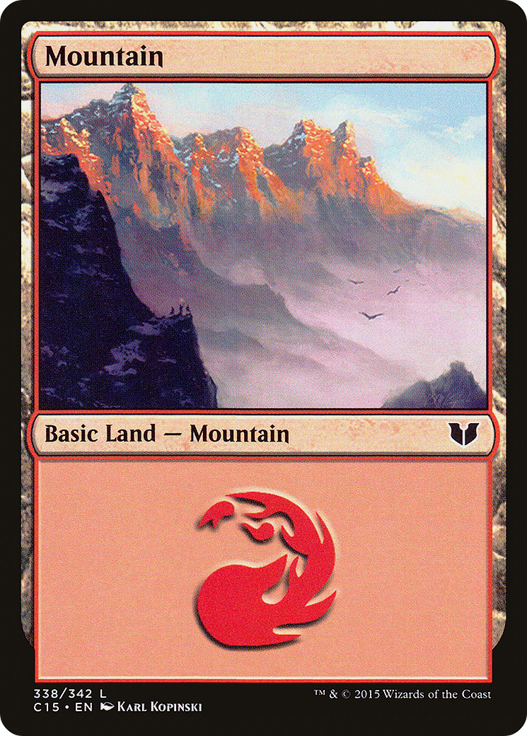 Mountain (338) (C15-338) - Commander 2015
