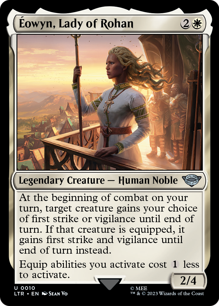 Eowyn, Lady of Rohan (LTR-010) - The Lord of the Rings: Tales of Middle-earth Foil