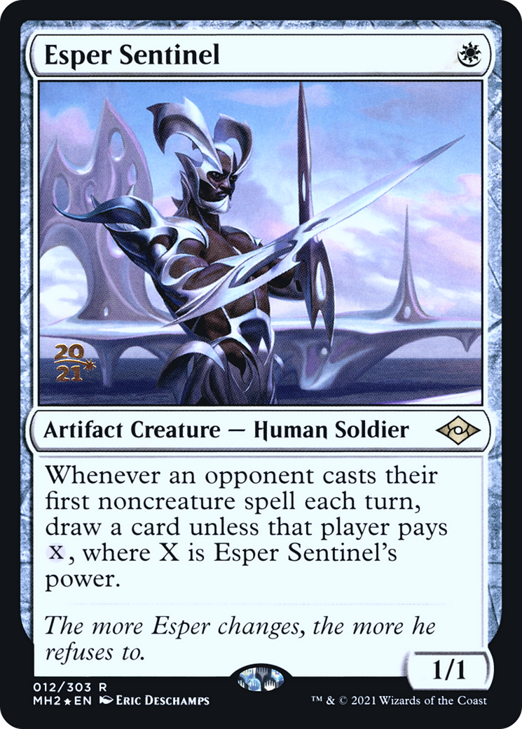 Esper Sentinel (PRE-012) - Modern Horizons 2 Promos Foil