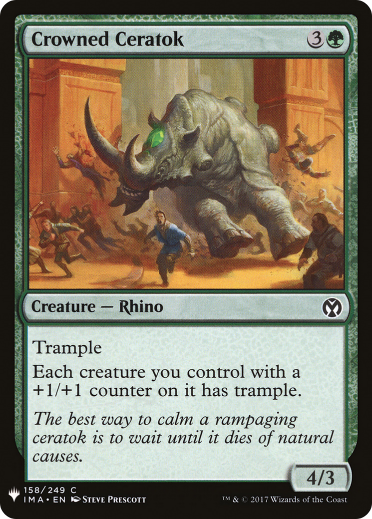 Crowned Ceratok (LIST-158) - The List