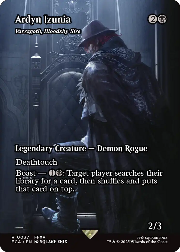 Ardyn Izunia - Varragoth, Bloodsky Sire (Showcase) (FCA-037) - FINAL FANTASY: Through the Ages / Ardyn Izunia (Borderless) Foil