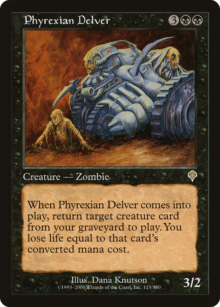 Phyrexian Delver (INV-115) - Invasion Foil