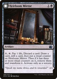 Heirloom Mirror (MID-105) - Innistrad: Midnight Hunt: (Double Faced Transform)