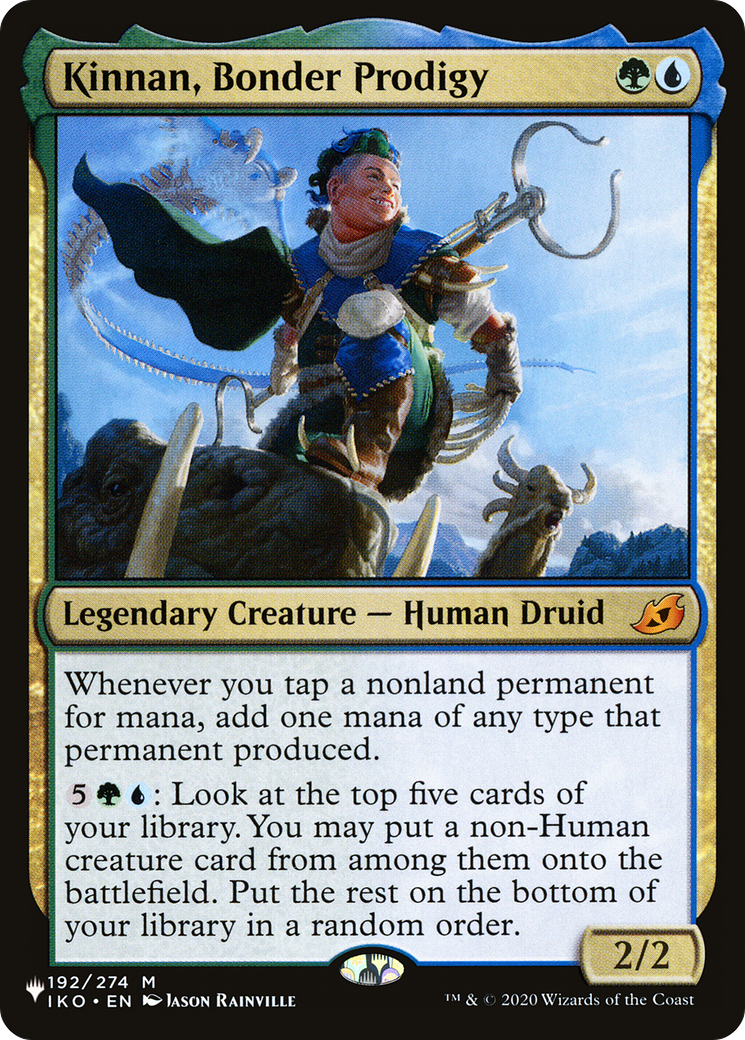 Kinnan, Bonder Prodigy (LIST-192) - The List