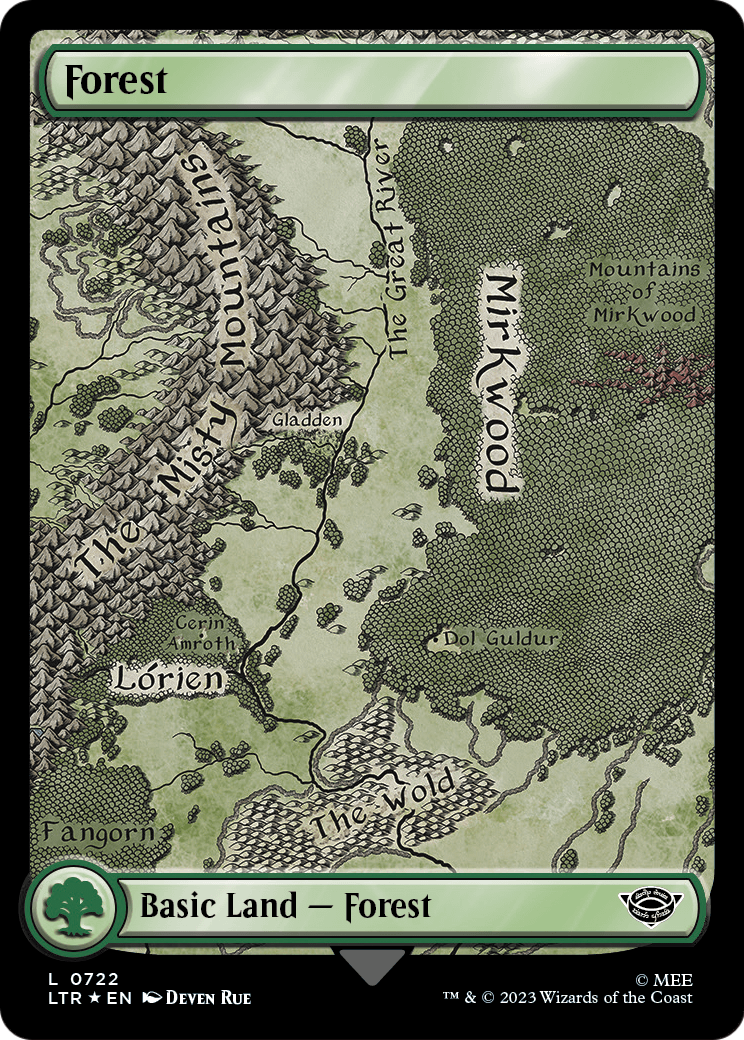 Forest (0722) (Surge Foil) (LTR-722) - The Lord of the Rings: Tales of Middle-earth Foil