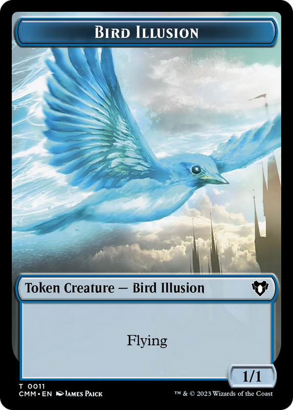 Bird Illusion (TCMM-011) - Commander Masters Tokens