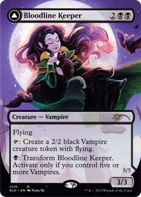 Bloodline Keeper (Display Commander) - Thick Stock (SLD-1210) - Secret Lair Drop (Borderless)