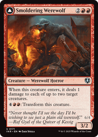 Smoldering Werewolf (INR-171) - Innistrad Remastered