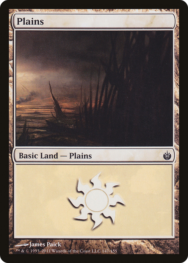 Plains (147) (MBS-147) - Mirrodin Besieged Foil
