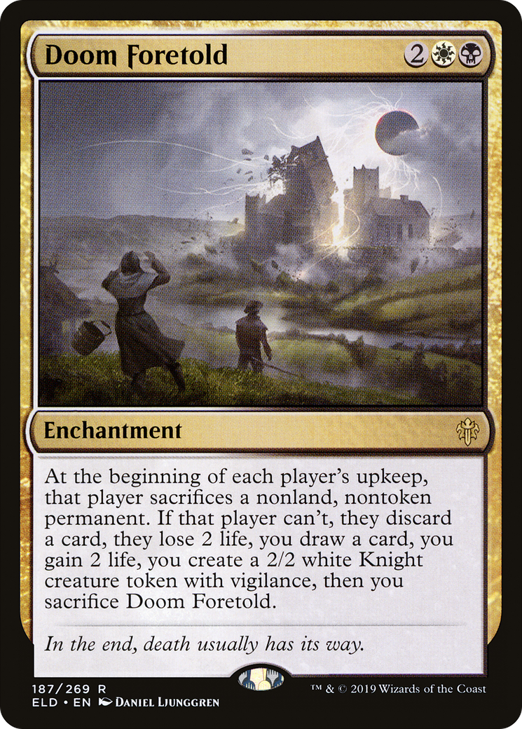 Doom Foretold (ELD-187) - Throne of Eldraine Foil