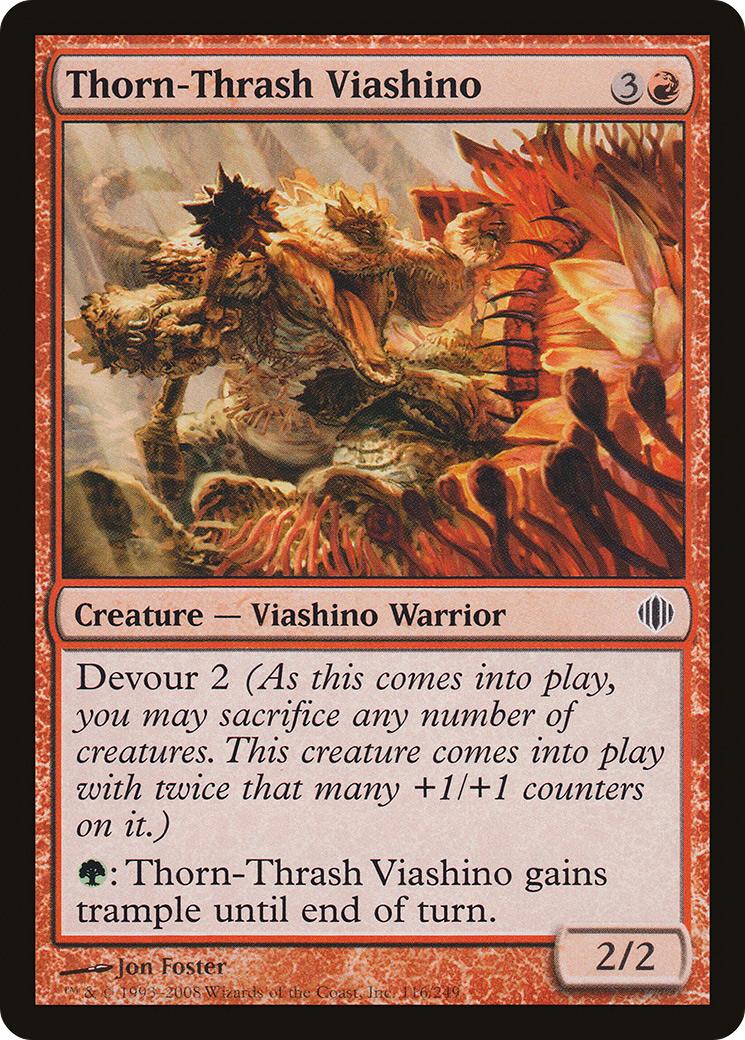 Thorn-Thrash Viashino (ALA-116) - Shards of Alara Foil