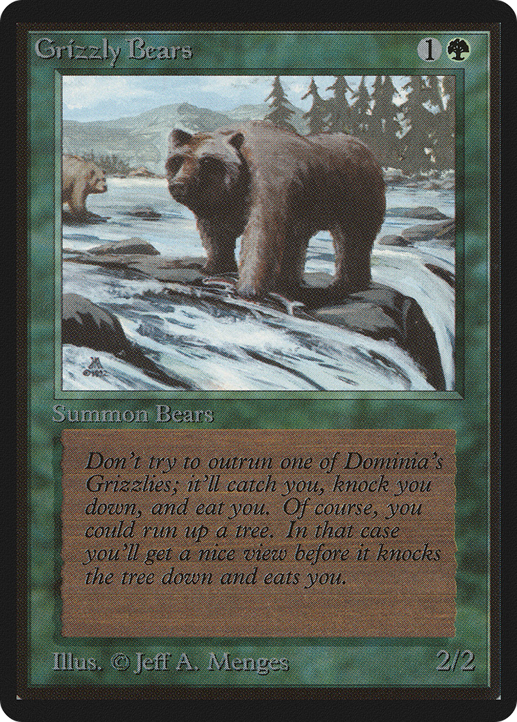 Grizzly Bears (LEB-) - Limited Edition Beta