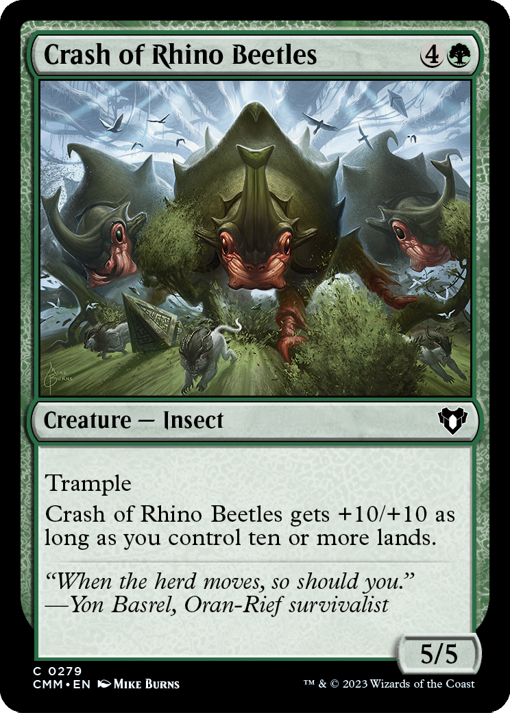 Crash of Rhino Beetles (CMM-279) - Commander Masters