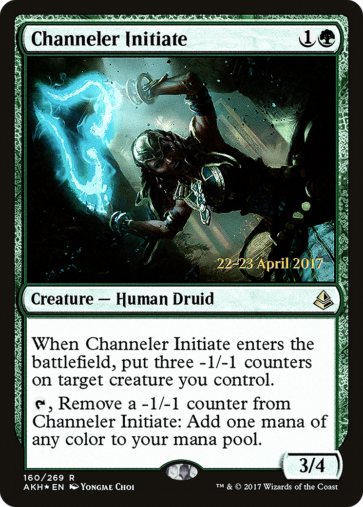Channeler Initiate (PRE-160) - Amonkhet Promos Foil