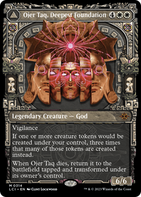 Ojer Taq, Deepest Foundation (Showcase) (LCI-314) - The Lost Caverns of Ixalan: (Showcase) Foil