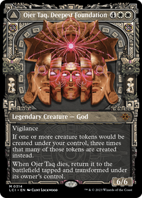 Ojer Taq, Deepest Foundation (Showcase) (LCI-314) - The Lost Caverns of Ixalan: (Showcase) Foil