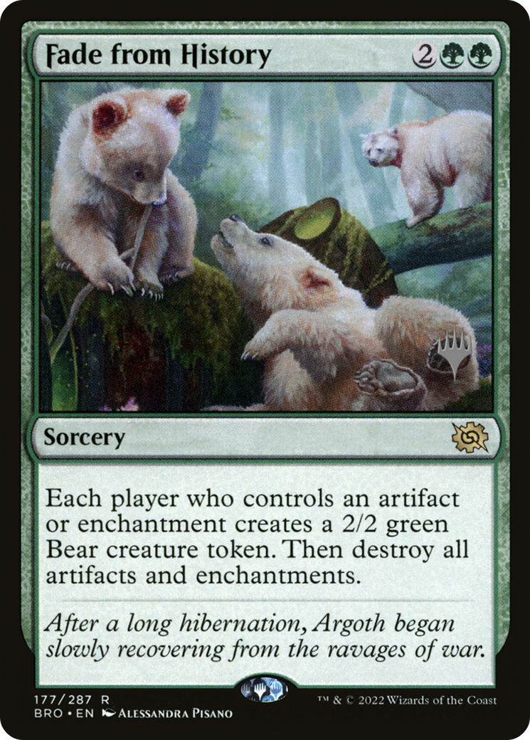 Fade from History (PPBRO-177) - The Brothers' War Promos Foil