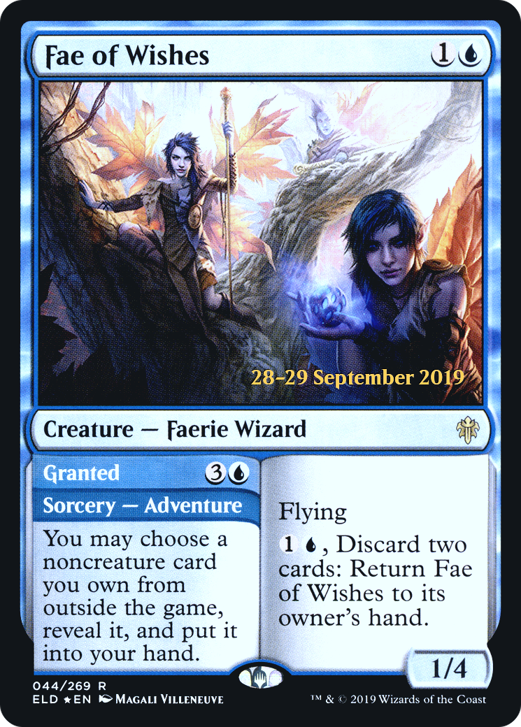 Fae of Wishes (PRE-044) - Throne of Eldraine Promos Foil