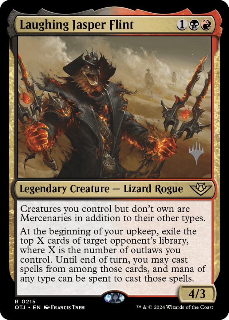 Laughing Jasper Flint (PPOTJ-215) - Outlaws of Thunder Junction Promos
