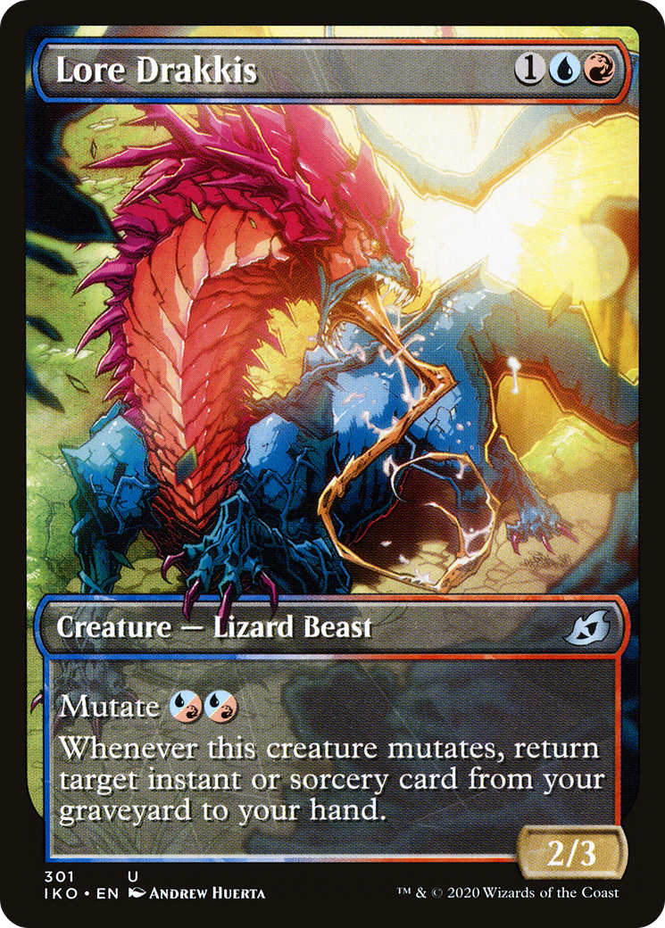 Lore Drakkis (Showcase) (IKO-301) - Ikoria: Lair of Behemoths: (Showcase) Foil