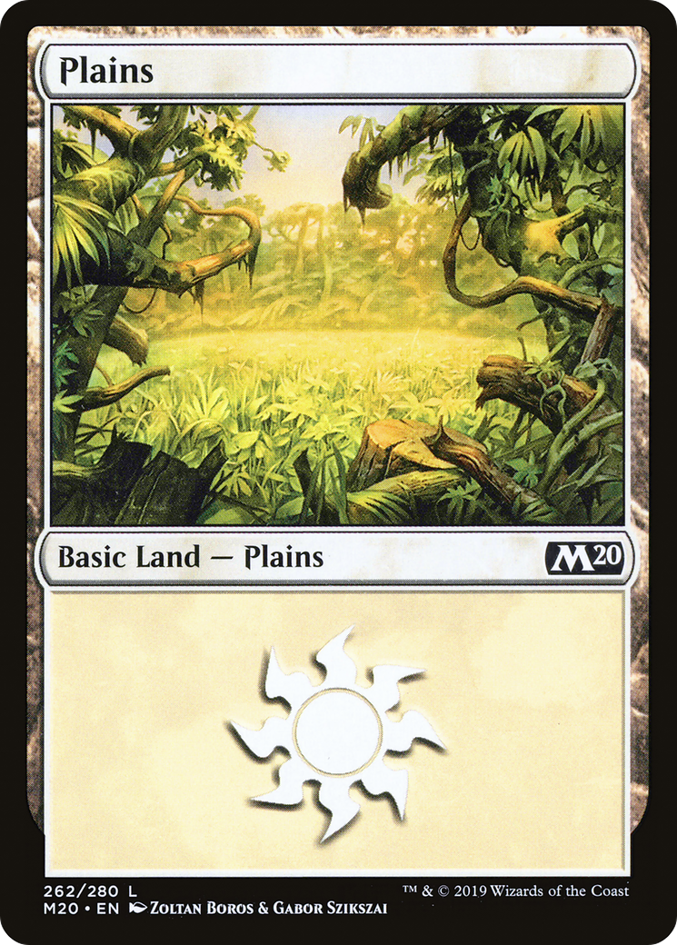 Plains (262) (M20-262) - Core Set 2020 Foil