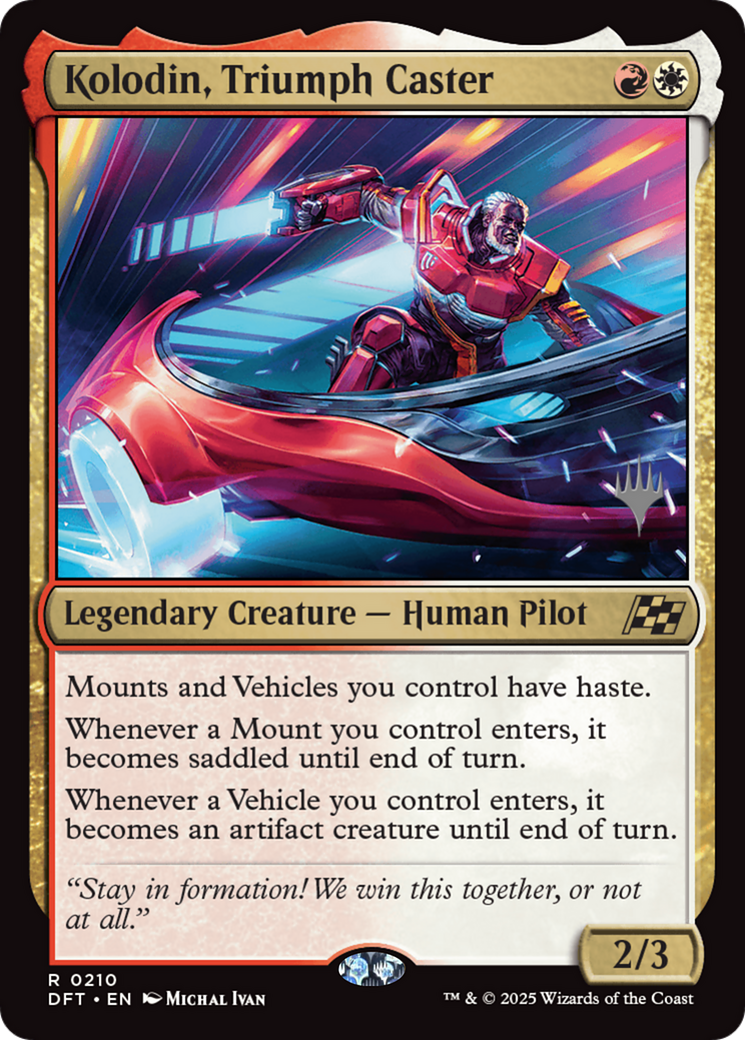 Kolodin, Triumph Caster (PPDFT-210) - Promo Pack: Aetherdrift Foil