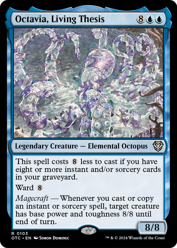 Octavia, Living Thesis (OTC-103) - Outlaws of Thunder Junction Commander