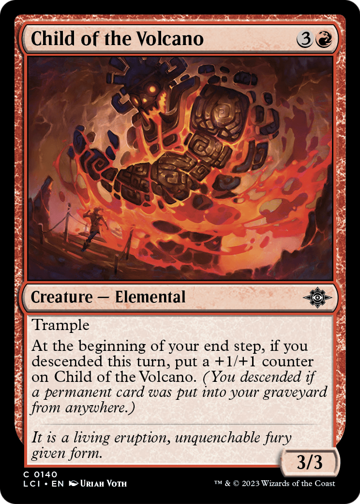 Child of the Volcano (LCI-140) - The Lost Caverns of Ixalan Foil