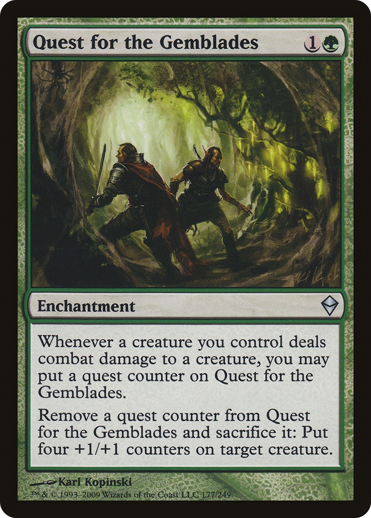 Quest for the Gemblades (ZEN-177) - Zendikar Foil